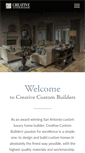 Mobile Screenshot of creativecustombuilders.com